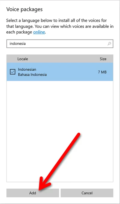 Cara Mengaktifkan Text To Speech Bahasa Indonesia Di Windows 10 Img 3