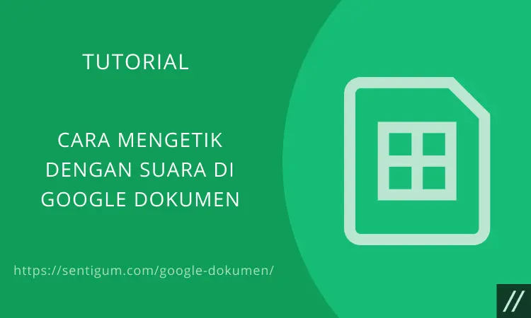 Cara Mengetik Dengan Suara Di Google Dokumen