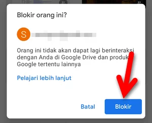 Blokir Dan Buka Blokir Seseorang Google Drive Img 10