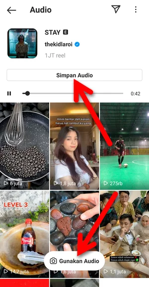 Cara Download Audio atau Musik dari Instagram Reels