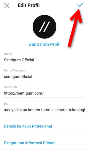 Mengganti Nama Akun Instagram Img 6
