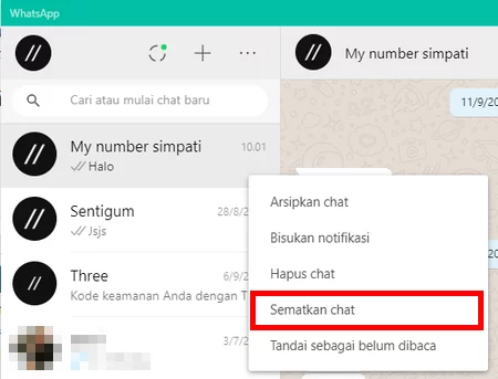 Menyematkan Chat Whatsapp Img 11