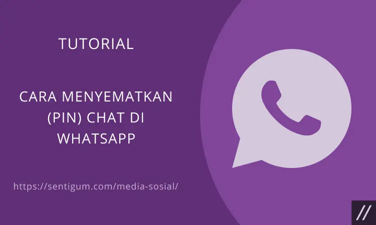 Menyematkan Chat Whatsapp