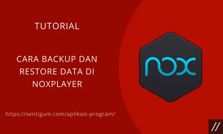 Backup Dan Restore Data Noxplayer