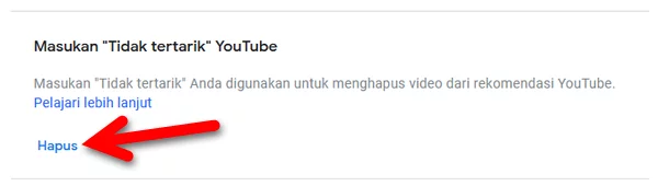 Blokir Konten Channel Rekomendasi Youtube Img 9