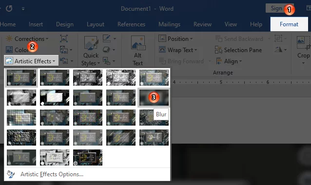 Blur Gambar Microsoft Word Img 8