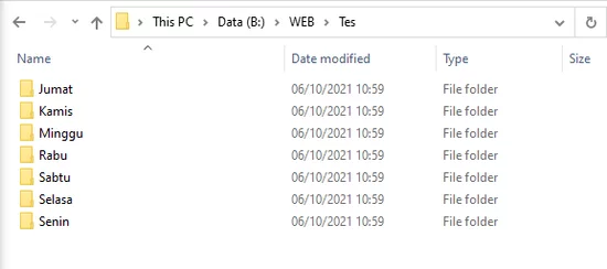 Membuat Banyak Folder Windows 10 Img 10