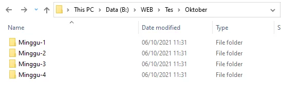 Membuat Banyak Folder Windows 10 Img 17