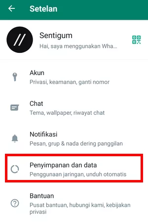 Nonaktifkan Auto Download Whatsapp Img 3