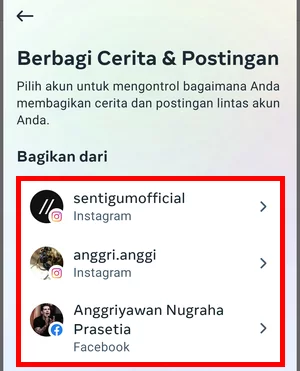 Menghubungkan Akun Facebook Dengan Akun Instagram Img 29