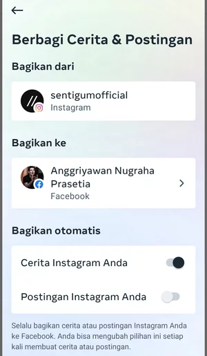Menghubungkan Akun Facebook Dengan Akun Instagram Img 30