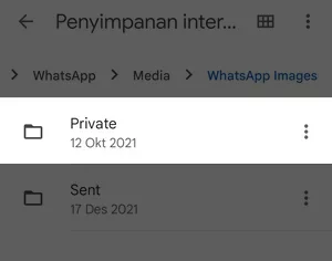 Apa Itu Folder Private Di Whatsapp Img 1