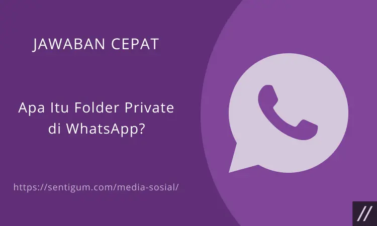 Apa Itu Folder Private Di Whatsapp
