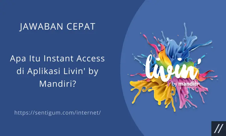 Apa Itu Instant Access Di Aplikasi Livin' By Mandiri