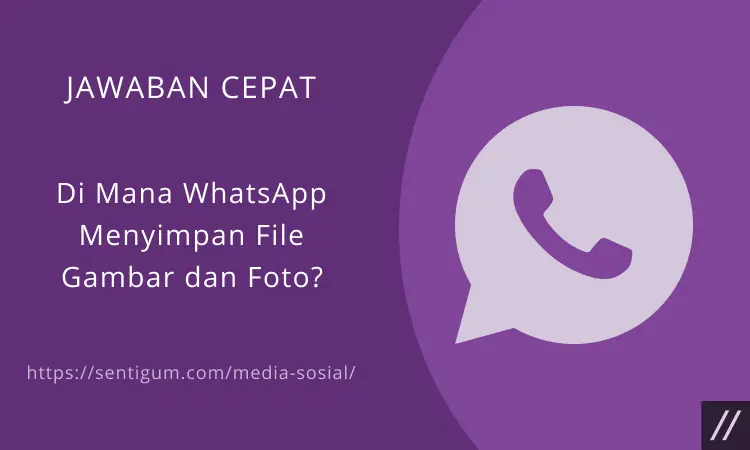 Di Mana Whatsapp Menyimpan File Gambar Dan Foto