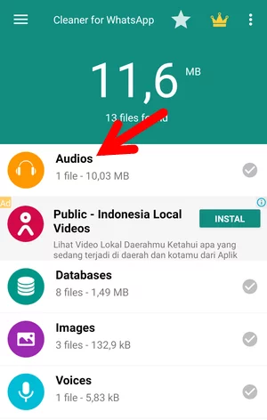 Menyimpan Audio Whatsapp Ke Musik Android Img 19