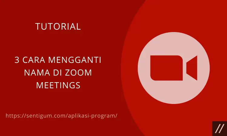 3 Cara Mengganti Nama Di Zoom Meetings