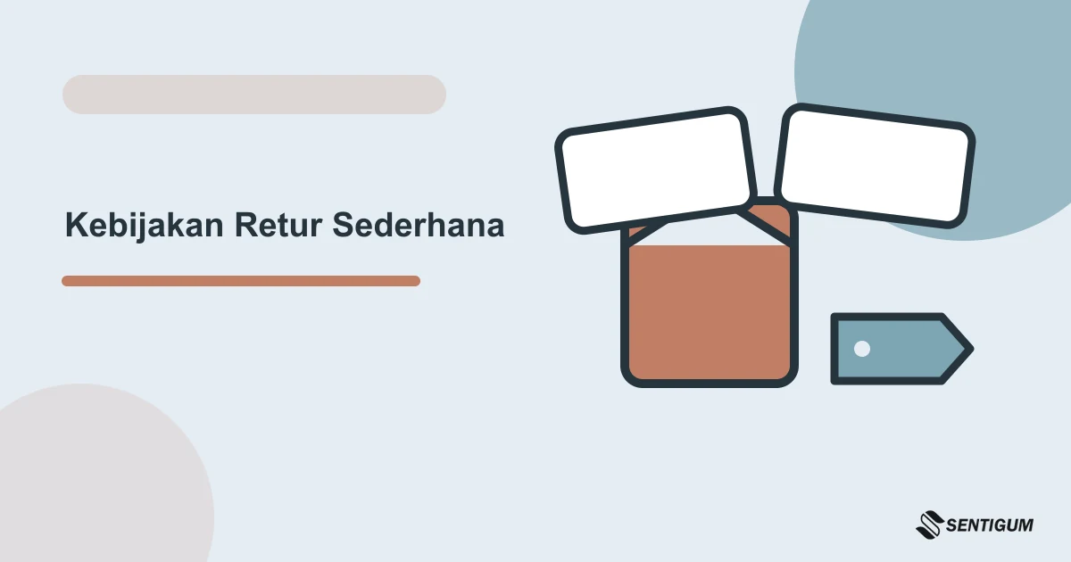 Prompt AI Menjelaskan Kebijakan Retur dengan Bahasa Sederhana 10 Ilustrasi vektor kebijakan retur sederhana