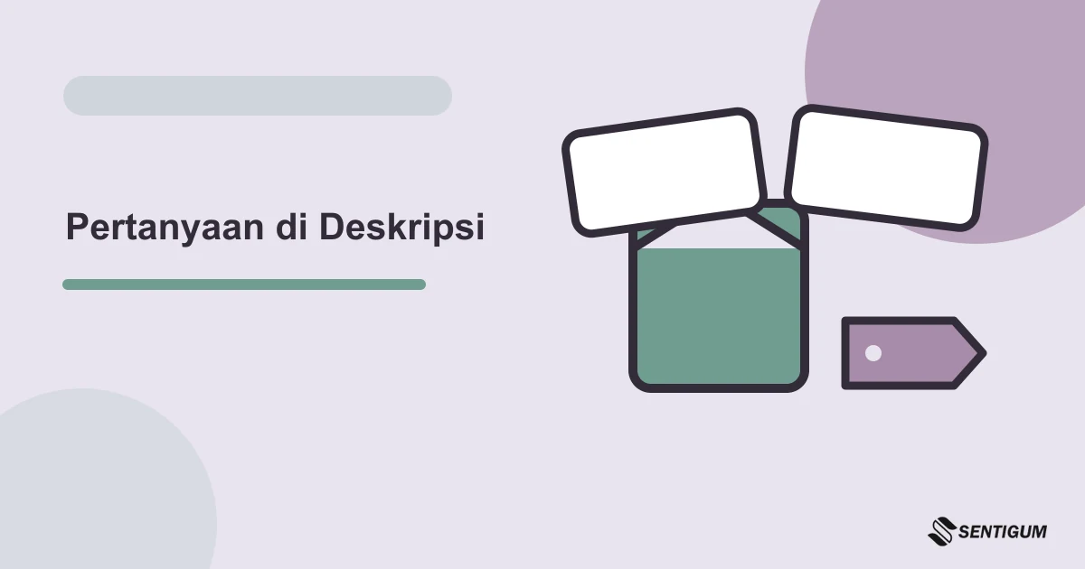 Ilustrasi vektor pertanyaan di deskripsi