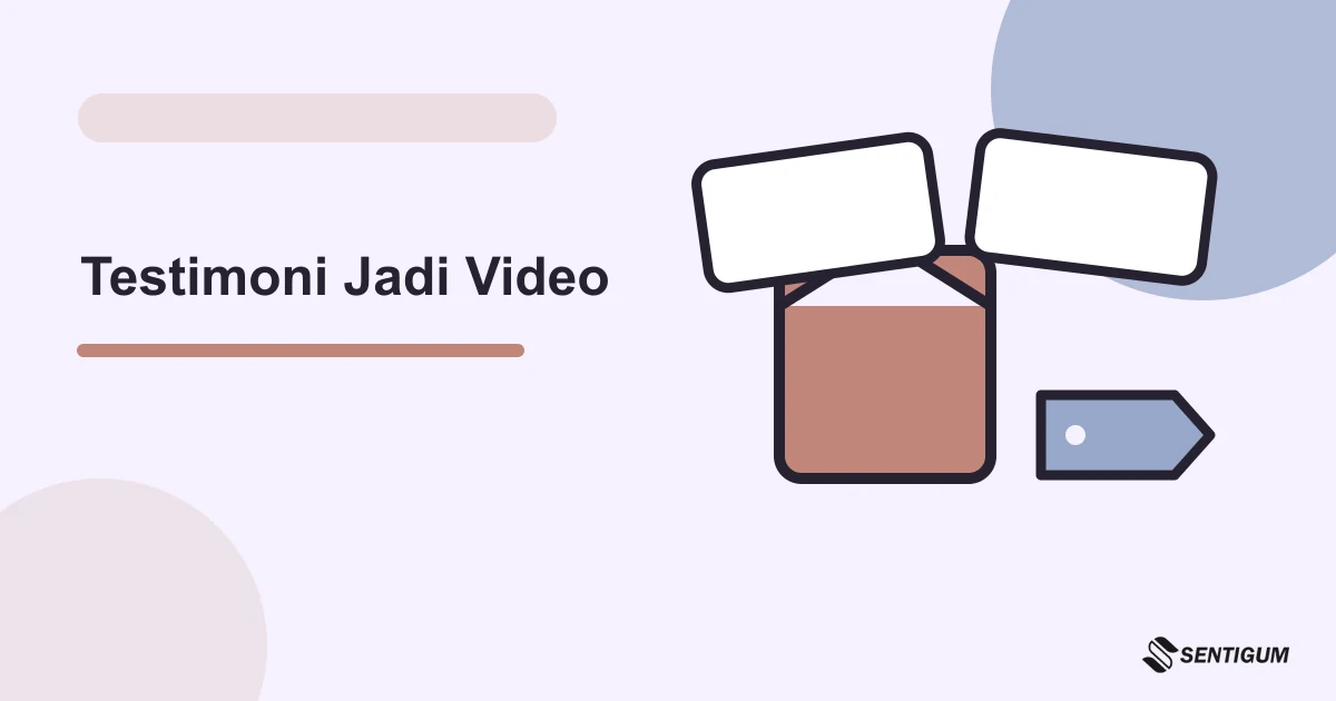 Ilustrasi vektor testimoni jadi video