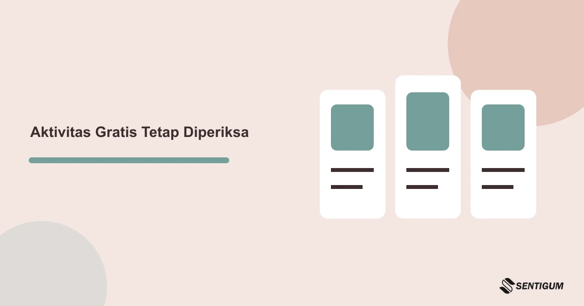Prompt AI Mencari Aktivitas Gratis di Kota Tujuan 1 Ilustrasi tiga pilihan aktivitas untuk membandingkan biaya masuk, akses, dan informasi yang masih perlu dikonfirmasi
