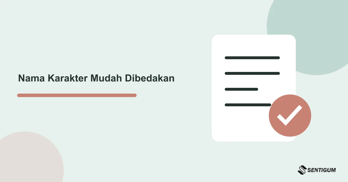 Prompt ChatGPT untuk Nama Karakter Cerita yang Mudah Diingat 1 Ilustrasi lembar karakter untuk membandingkan nama dan panggilan tokoh dalam satu adegan cerita