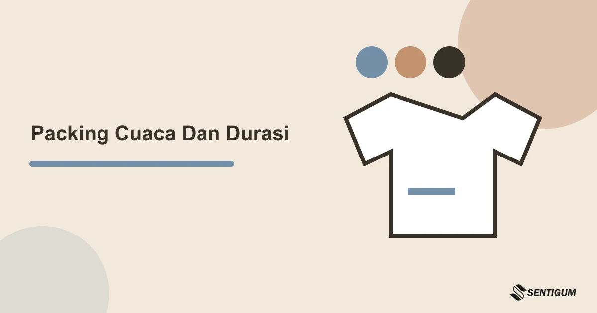 Prompt ChatGPT Packing List Berdasarkan Cuaca dan Durasi 14 Ilustrasi pakaian dan daftar barang untuk packing berbasis agenda serta cuaca yang diperiksa