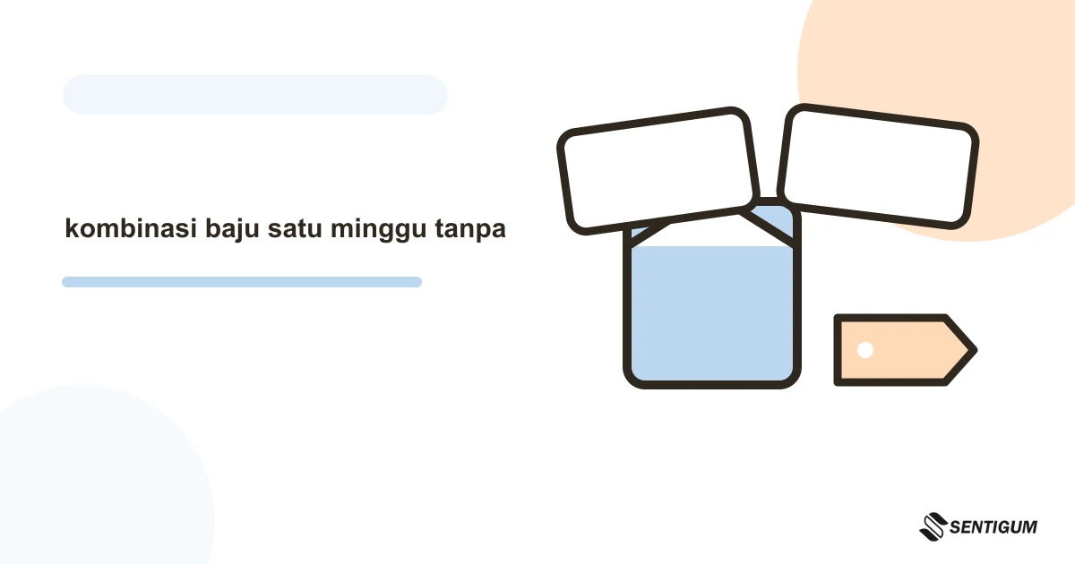 Contoh Prompt AI Untuk Membuat Kombinasi Baju Satu Minggu Tanpa Terasa Mengulang Gaya 1 Ilustrasi vektor kombinasi baju satu minggu tanpa