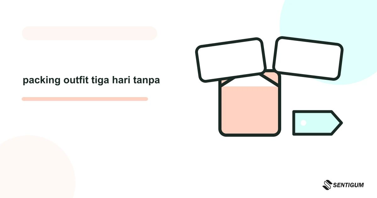 Contoh Prompt AI Untuk Membuat Packing Outfit Tiga Hari Tanpa Membawa Terlalu Banyak Pakaian 11 Ilustrasi vektor packing outfit tiga hari tanpa