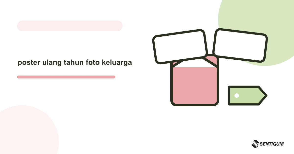 Contoh Prompt AI Untuk Membuat Poster Ulang Tahun Dari Foto Keluarga 1 Ilustrasi vektor poster ulang tahun foto keluarga