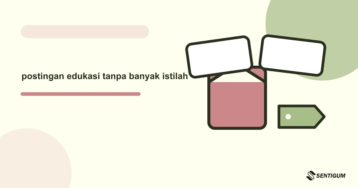 Contoh Prompt AI Untuk Membuat Postingan Edukasi Tanpa Banyak Istilah Yang Sulit 1 Ilustrasi vektor postingan edukasi tanpa banyak istilah