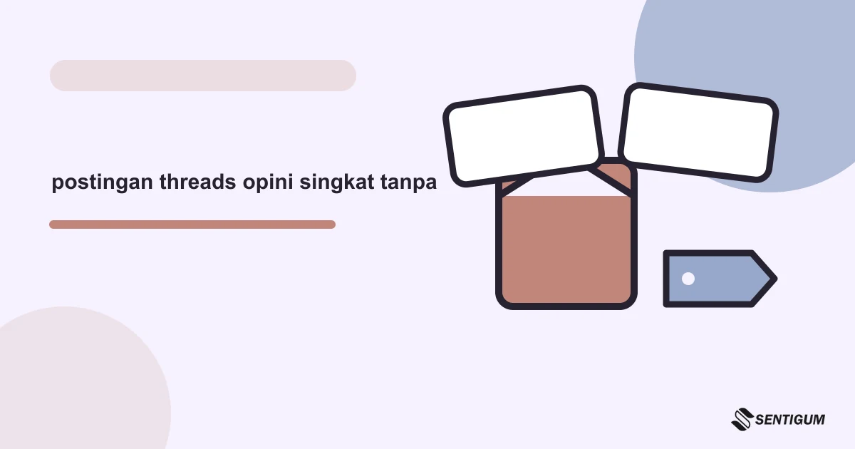 Contoh Prompt AI Untuk Membuat Postingan Threads Dari Opini Singkat Tanpa Terdengar Sok Tahu 1 Ilustrasi vektor postingan threads opini singkat tanpa