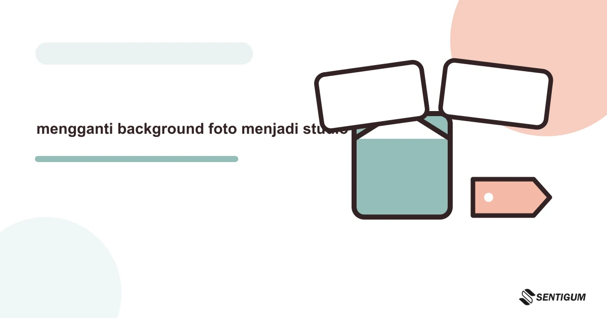 Contoh Prompt AI Untuk Mengganti Background Foto Menjadi Studio Putih Yang Bersih 1 Ilustrasi vektor mengganti background foto menjadi studio