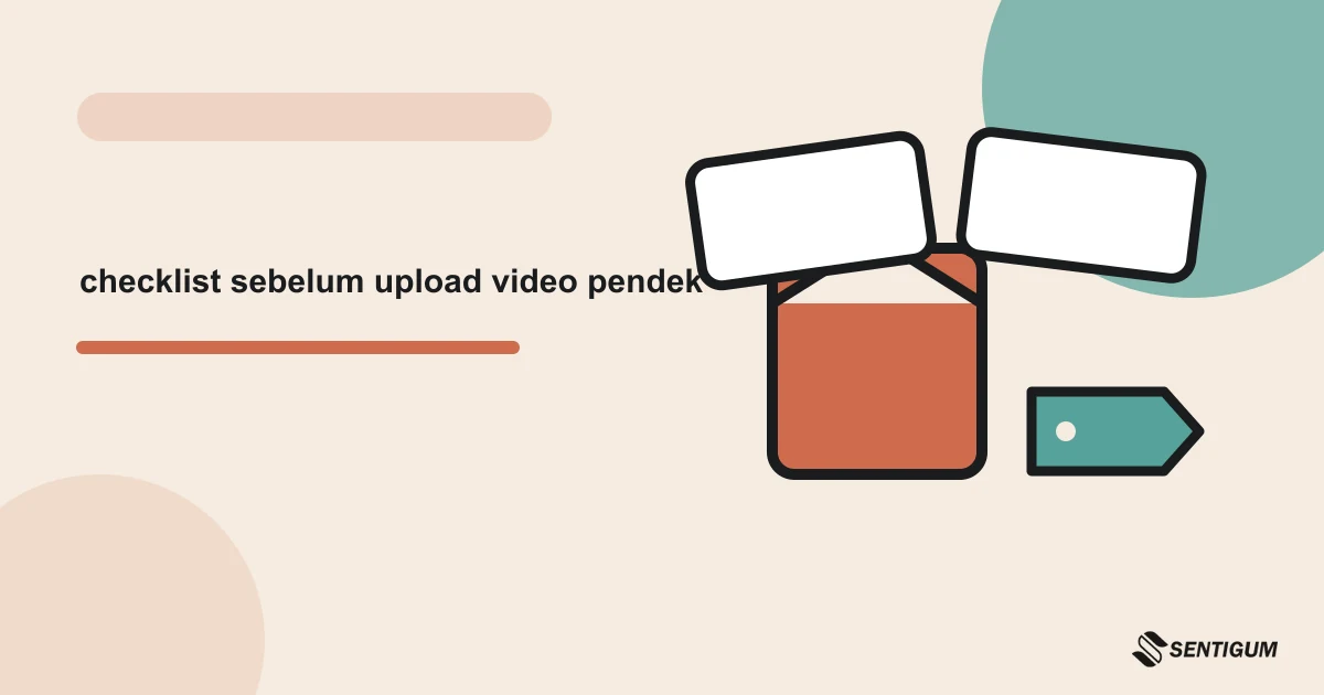 Kumpulan Prompt ChatGPT Untuk Membuat Checklist Sebelum Upload Video Pendek 1 Ilustrasi vektor checklist sebelum upload video pendek