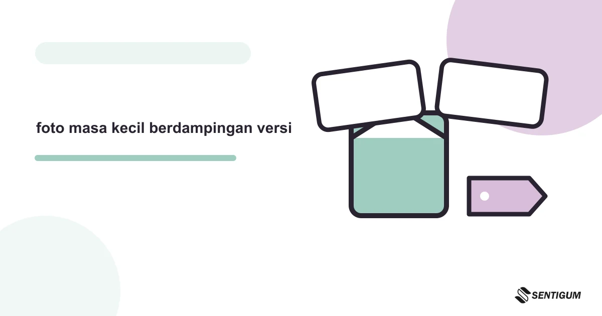 Kumpulan Prompt ChatGPT Untuk Membuat Foto Masa Kecil Berdampingan Dengan Versi Dewasa 1 Ilustrasi vektor foto masa kecil berdampingan versi