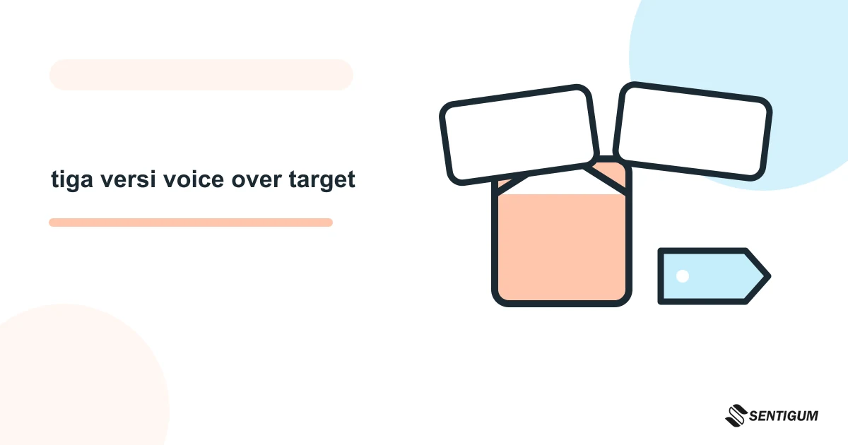 Kumpulan Prompt ChatGPT Untuk Membuat Tiga Versi Voice Over Untuk Target Penonton Yang Berbeda 1 Ilustrasi vektor tiga versi voice over target