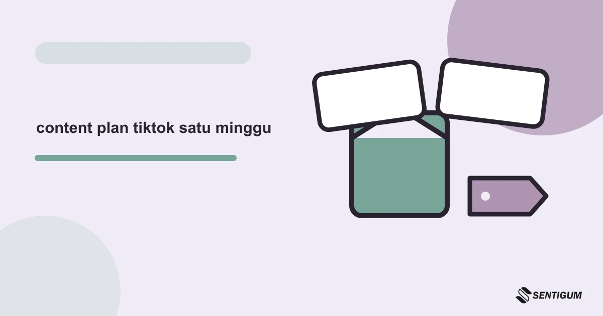 Prompt AI Untuk Membuat Content Plan TikTok Satu Minggu Dengan Waktu 30 Menit Per Hari 1 Ilustrasi vektor content plan tiktok satu minggu