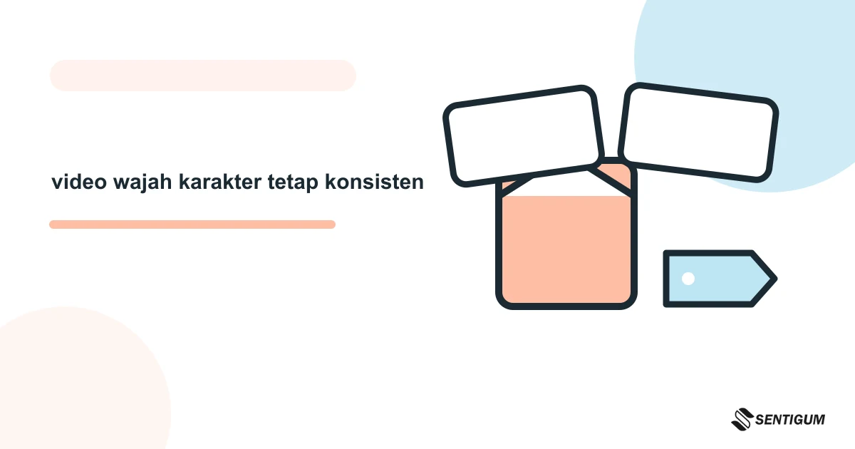 Prompt AI Untuk Membuat Prompt Video AI Agar Wajah Karakter Tetap Konsisten 1 Ilustrasi vektor video wajah karakter tetap konsisten