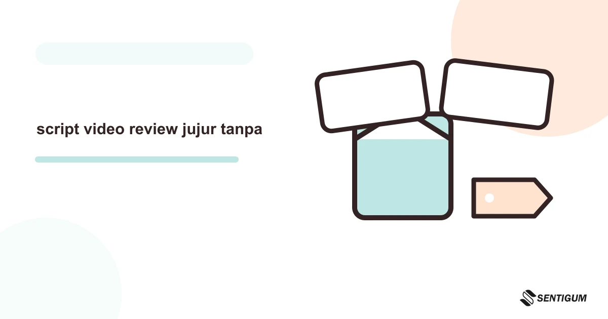 Prompt AI untuk Script Video Review Jujur Tanpa Kesan Iklan 1 Ilustrasi vektor script video review jujur tanpa