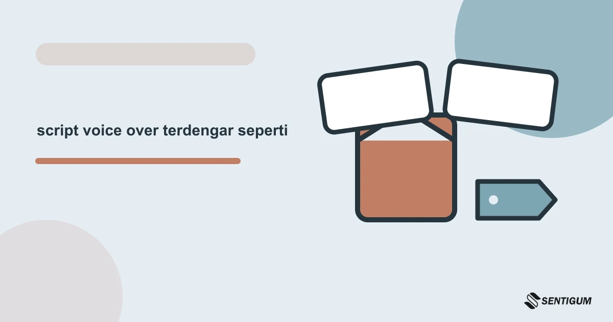 Prompt AI Untuk Membuat Script Voice Over Yang Terdengar Seperti Sedang Ngobrol 1 Ilustrasi vektor script voice over terdengar seperti