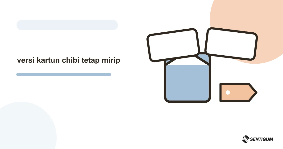 Ilustrasi vektor versi kartun chibi tetap mirip