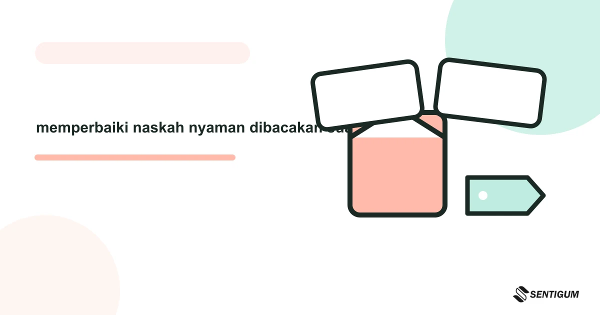 Ilustrasi vektor memperbaiki naskah nyaman dibacakan suara