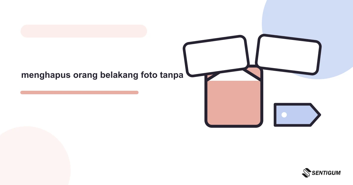 Prompt AI Untuk Menghapus Orang Di Belakang Foto Tanpa Merusak Latar 1 Ilustrasi vektor menghapus orang belakang foto tanpa
