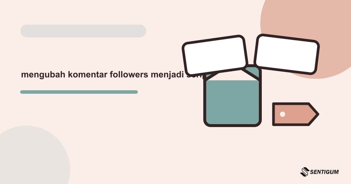 Ilustrasi vektor mengubah komentar followers menjadi script
