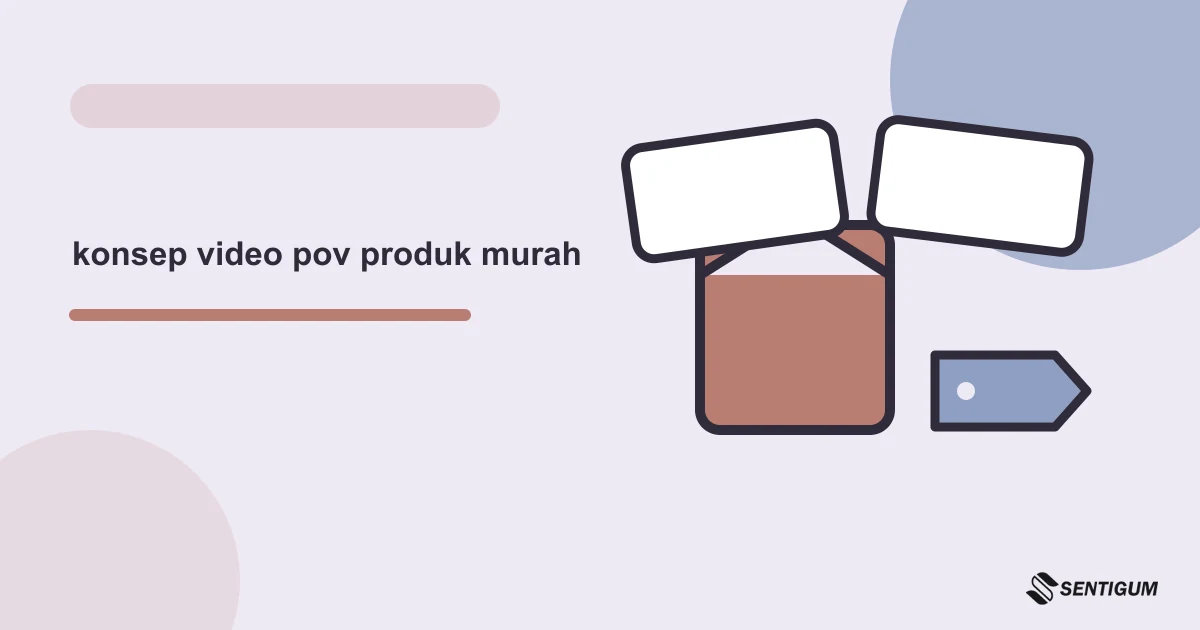 Prompt ChatGPT Untuk Membuat Konsep Video Pov Untuk Produk Murah 1 Ilustrasi vektor konsep video pov produk murah