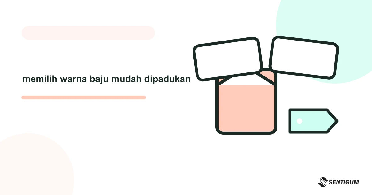 Prompt ChatGPT Untuk Memilih Warna Baju Yang Mudah Dipadukan Satu Sama Lain 1 Ilustrasi vektor memilih warna baju mudah dipadukan