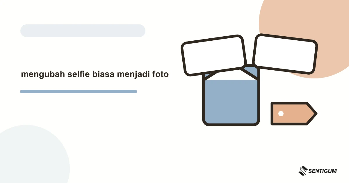 Prompt ChatGPT Untuk Mengubah Selfie Biasa Menjadi Foto Profil Kerja Yang Natural 1 Ilustrasi vektor mengubah selfie biasa menjadi foto